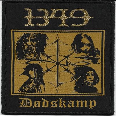 1349-Dodskamp-Music Rock Heavy Black Metal Band, Sew on Woven Embroidery Patch