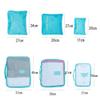 6pcs Packing Cubes Luggage Bags Organizer Durable Travel Travel Luggage Packing Organizers Set with Toiletry Bag Grey view 2
