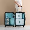 6pcs Packing Cubes Luggage Bags Organizer Durable Travel Travel Luggage Packing Organizers Set with Toiletry Bag Grey view 4