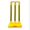 Parth Full Size 32" Heavy Plastic Cricket Full Stump Set (Strips YLW) view 1