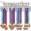 CREATCABIN Gymnastics Medal Holder Display Hanger Over 60 Medals Rack Sports Awards Metal Lanyard Holder Rack Sturdy Wall Mounted for Athletes Champions Players Gymnastics 15.7 x 5.3inch view 1