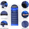 Camping Sleeping Pad, Foot Press Inflatable Sleeping Mat with Pillow, Hiking Air Mattress - Lightweight, Durable Waterproof Air Mattress Compact Hiking Pad - Upgrade Thickness(Right-Dark Blue) view 2