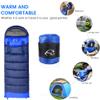 Camping Sleeping Pad, Foot Press Inflatable Sleeping Mat with Pillow, Hiking Air Mattress - Lightweight, Durable Waterproof Air Mattress Compact Hiking Pad - Upgrade Thickness(Right-Dark Blue) view 3