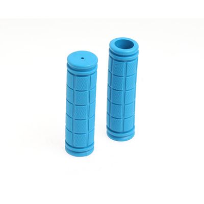 1 Pair Kids Bike Grips Anti-Slip Rubber Bike Handlebar Grips for BMX MTB Bicycle Mountain Bike Scooter Folding (Sky Blue)