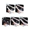 Katutude Women Lace Gloves - Long Fingerless Floral Lace Gloves Elbow Length Gloves UV Protection Arm Sleeves for Wedding Opera Party Outdoor Activities, Black view 3