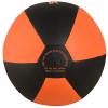 FISTRAGE Speed Bag Leather Lightweight Boxing Ball MMA Muay Thai Training Punching Dodge Striking with Free Hanging Swivel Workout Speedball Kit Kicking Equipment (Orange-Black) view 3