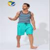 Men's Swim Trunks Quick Dry Board Shorts with Zipper Pockets Beach Shorts Bathing Suits for Men - No Mesh Liner(Cyan,XXL) view 2