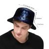 ASYG Unisex-Adult Lion Bucket Hat - Animal Print, Polyester, One Size Fits Most, Lightweight, Sun Protection view 3