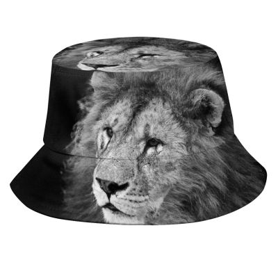 Cool Lion Bucket Hat Animal Bucket Hat Boys Hat Fisherman Hat Sun Hat for Women Men