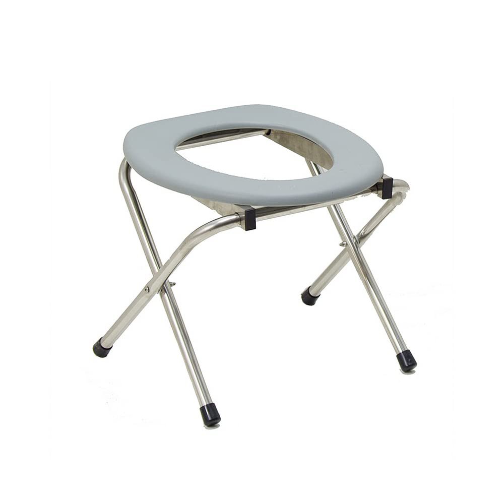 Magik Outdoor Portable Folding Toilet Seat for Camping with 10 Pcs Replacement Bags
