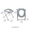 Magik Outdoor Portable Folding Toilet Seat for Camping with 10 Pcs Replacement Bags view 3