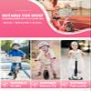 ANZOME Bike Basket for Girls, Children's Front Bike Decoration Accessory for Girls & Boys Gift Fits Most Children's Bikes Like Tricycle, Balance Bike, Scooter view 3