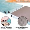 CertiPUR-US Memory Foam Camping Mattress Most Comfortable Camping Pad with Carry Bag Travel Strap Removable Waterproof Cover Roll Out Sleeping Pad Mat Floor Bed (Kids - 62" x 26" x 3") view 2