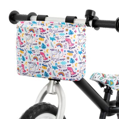 ANZOME Bike Basket for Girls, Children's Front Bike Decoration Accessory for Girls & Boys Gift Fits Most Children's Bikes Like Tricycle, Balance Bike, Scooter