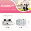 ANZOME Bike Basket for Girls, Children's Front Bike Decoration Accessory for Girls & Boys Gift Fits Most Children's Bikes Like Tricycle, Balance Bike, Scooter view 2