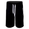 Alalaso Summer Beach Shorts for Men 5 Inch Casual 5.5" Cotton Casual Shorts Running Straight Shorts Black view 2