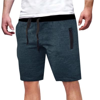 Alalaso Men's Shorts Casual,Shorts with Drawstring Flex Waistband Shorts Fashion Cotton Shorts Blue