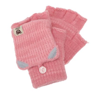 FOMIYES 1set USB Heated Fingerless Gloves for Warmth While Typing Cotton Knitted Half-Finger Design Unisex Electric Gloves for Activities Soft Flexible Hand Warmer