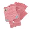 FOMIYES 1set USB Heated Fingerless Gloves for Warmth While Typing Cotton Knitted Half-Finger Design Unisex Electric Gloves for Activities Soft Flexible Hand Warmer view 1