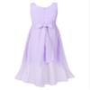 renvena Flower Girls Sequin High Low Hem Princess Dress Kids Halter Sleeveless Wedding Birthday Pageant Gown Lavender 16 Years view 2