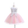 Weileenice Blush Pink Flower Girl Dress 11 12 Junior Lace Bridesmaid Wedding Formal Party Birthday Rainbow Tulle Dresses Embroidery Girls Holiday Pageant Photo Shoot Gowns Kid Princess Tutu Gown view 4