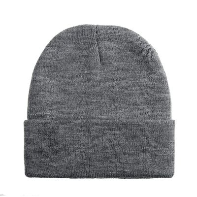 DOOVID Toddler Beanie Kids Warm Knit Beanie Hat Baby Boys Girls Knit Caps Classic Autumn Winter Hats Grey