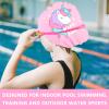 Kids Swim Caps for Girls (Age 2-6), Durable Waterproof Silicone Swimming Cap for Short Hair with Swimming Goggles, Ear Plug and Nose Clip (Pink, Large (6-12 Years)) view 2
