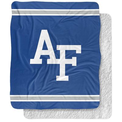 U.S. Air Force Academy Blanket, 50"X60" Primary Logo, Silky Touch Sherpa Back Super Soft Throw Blanket