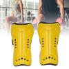 Horoper Soccer Shin Guards, Adult Soccer Shin Guards, Calf Protective Gear, 1 Pair Football Shinguards Soccer Shin Pads Guard Football Sports Leg Protector Shin Pad for Adults Training (Yellow) view 3
