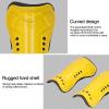 Horoper Soccer Shin Guards, Adult Soccer Shin Guards, Calf Protective Gear, 1 Pair Football Shinguards Soccer Shin Pads Guard Football Sports Leg Protector Shin Pad for Adults Training (Yellow) view 4