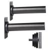 LVLONG 2-Pack Wall Mounted Weight Plate Rack Holder for 5cm/2inch Barbell Dumbbell Plates, Home Pro Gym Fitness Olympic Weight Stand, Easy Install view 1