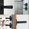 LVLONG 2-Pack Wall Mounted Weight Plate Rack Holder for 5cm/2inch Barbell Dumbbell Plates, Home Pro Gym Fitness Olympic Weight Stand, Easy Install view 2