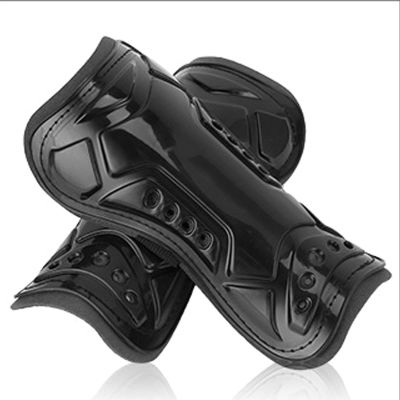 Horoper Soccer Shin Guards, Adult Soccer Shin Guards, Calf Protective Gear, 1 Pair Football Shinguards Soccer Shin Pads Guard Football Sports Leg Protector Shin Pad for Adults Training (Black)