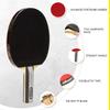 Killerspin KIDO 7P RTG Premium Table Tennis Racket Professional, ITTF-Approved, Wooden Hard Paddle, Dual-Colored in Red/Black Straight view 3