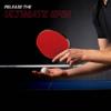 Killerspin KIDO 7P RTG Premium Table Tennis Racket Professional, ITTF-Approved, Wooden Hard Paddle, Dual-Colored in Red/Black Straight view 4