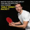 Killerspin KIDO 5A RTG Premium Straight Table Tennis Racket Professional, ITTF-Approved, Hard Paddle, Made Of 5-Ply Wood, Dual-Colored In Red And Black view 3