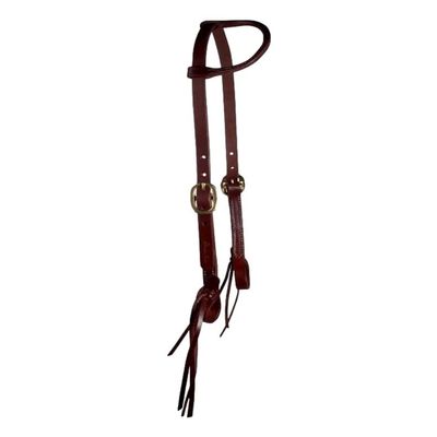 Professionals Choice Professional's Ranch Quick Change Pineapple Knot Single Ear Headstall Heavyoil N/A