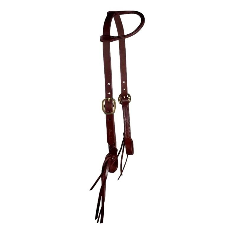 Professionals Choice Professional's Ranch Quick Change Pineapple Knot Single Ear Headstall Heavyoil N/A