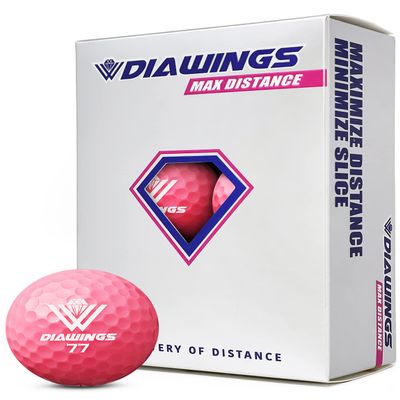 Diawings Max Distance Golf Balls | Distance for Lower Swing Speed Players | 6 Ball Package |