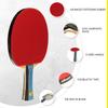 Killerspin KIDO 5A RTG Premium Flared Table Tennis Racket Professional, ITTF-Approved, Hard Paddle, Made of 5-Ply Wood, Dual-Colored in Red and Black view 4