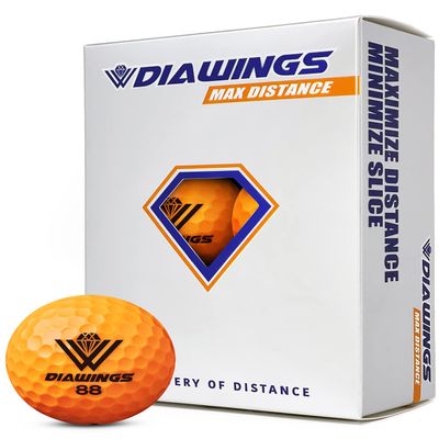 Diawings Max Distance Golf Balls Easy Control & Straight Flight | Increased Distance for Slower Swing Speeds | USGA & R&A Conforming | 6 Balls