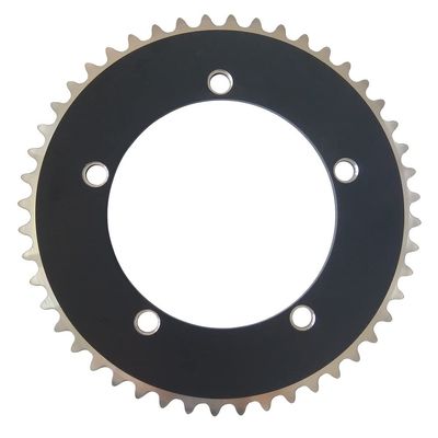 MYEEI Bicycle Fixed Gear Bicycle Chainring Track Bike Chainwheel 130 BCD Chain Ring Fixie Single Speed 44T 46T 48T 50T 52T 53T 1/8" (Color : 130BCD 48T)