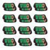 Anderson's Green Win with Football EyeBlacks, 12 Pairs per Package, School Spirit, Spirit Gear, Sports Fan Gear, Football Cheerleader Accessories, Homecoming view 1