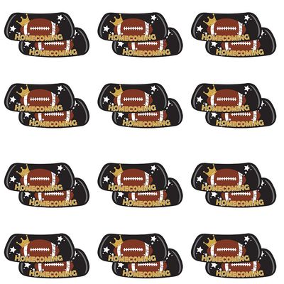 Anderson's Homecoming Football and Crown EyeBlacks, 12 Pairs per Package, School Spirit, Spirit Gear, Sports Fan Gear, Football Cheerleader Accessories