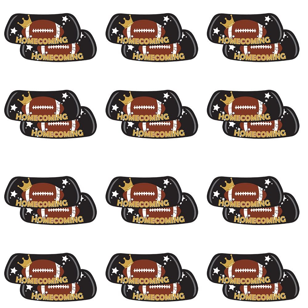 Anderson's Homecoming Football and Crown EyeBlacks, 12 Pairs per Package, School Spirit, Spirit Gear, Sports Fan Gear, Football Cheerleader Accessories