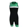 Kiwami Prima 2 Race Trisuit (Black Green, Large) view 1