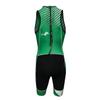 Kiwami Prima 2 Race Trisuit (Black Green, Large) view 2