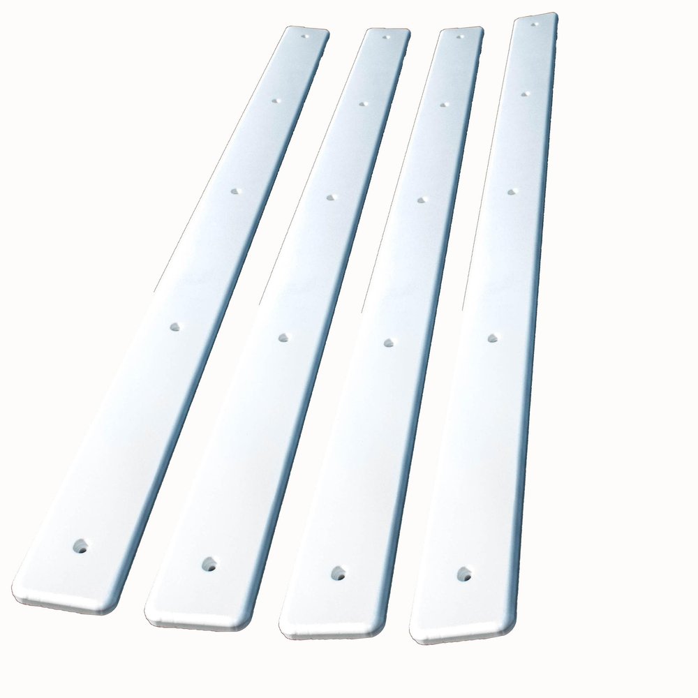 Surfix Trailer Bunk Glides (Kit of 4 Glides Under 60 inches; kit of 2 60 inches or More) (3" x 54")