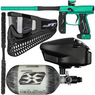 Action Village Empire Axe 2.0 Insane Paintball Gun Package Kit w/Air Tank (Dust Spearmint/Dust Black, Tank Size: 68/4500)