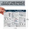 Deluxe Nautical Knot Tying Kit - 6" Boat Cleat, Jute and Poly Ropes, and Waterproof Nautical Guide to 21 Sailing and Boating Knots view 2